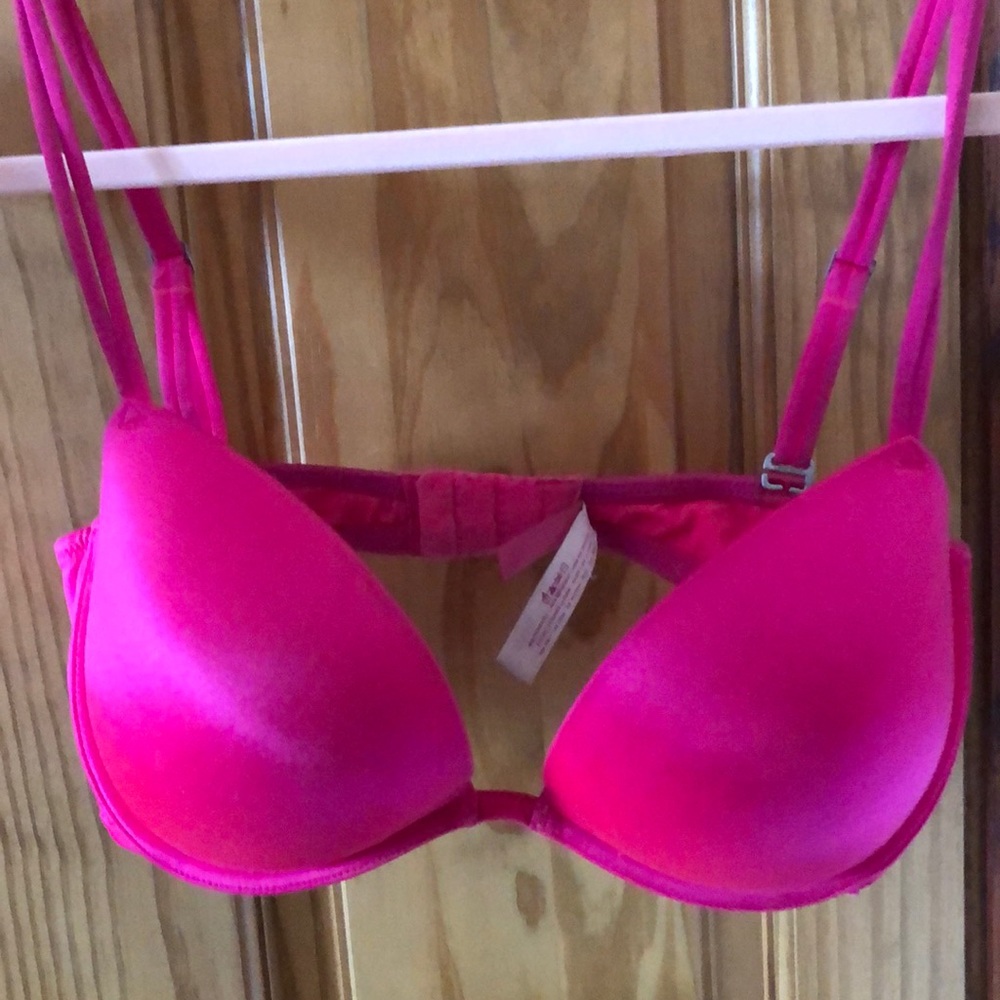 Pink bra